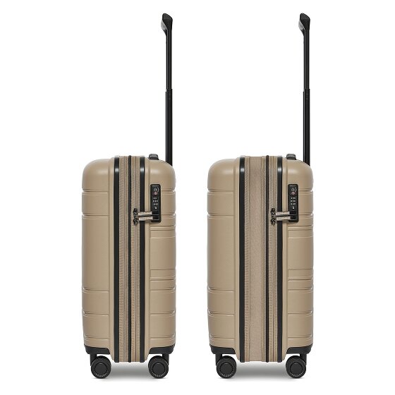 Redolz Essentials 11 4 roues Valise cabine 55 cm avec soufflet d'extension