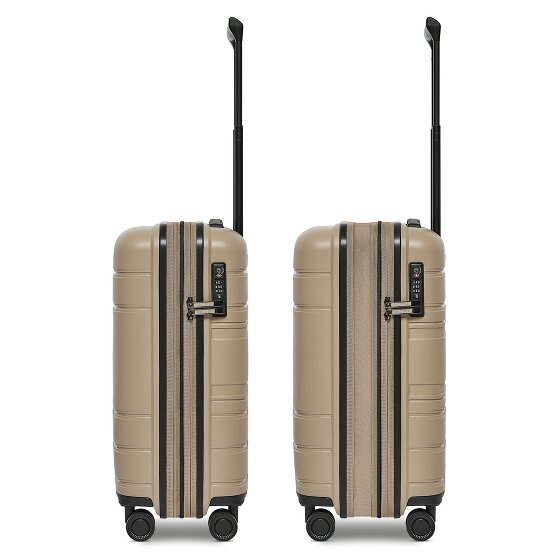 Redolz Essentials 11 4 roulettes Trolley de cabine 55 cm avec soufflet d'extension