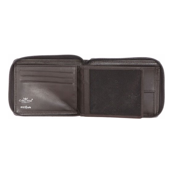 Golden Head Polo Porte-monnaie Protection RFID Cuir véritable 12.5 cm