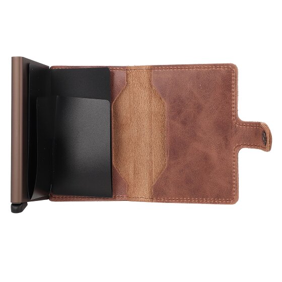 Secrid Miniwallet Vintage Porte-cartes de crédit Porte-monnaie RFID Cuir 6,5 cm