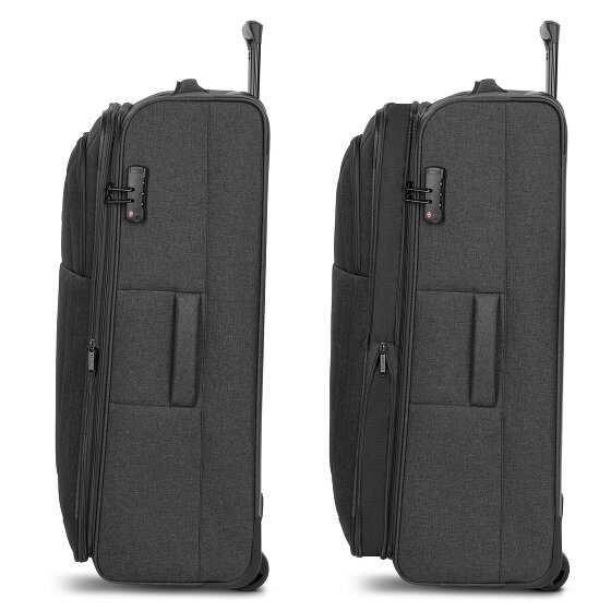 Redolz Essentials 12 2 roulettes Trolley L 78 cm avec soufflet d'extension