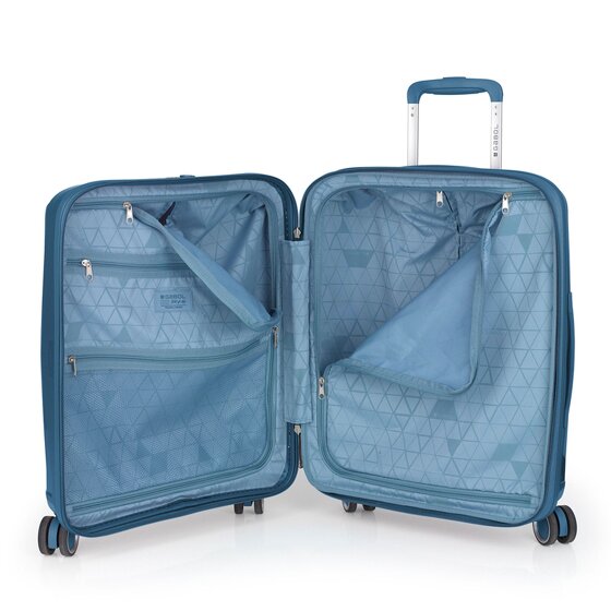 Gabol Queens 4 roulettes Trolley de cabine S 54 cm avec soufflet d'extension