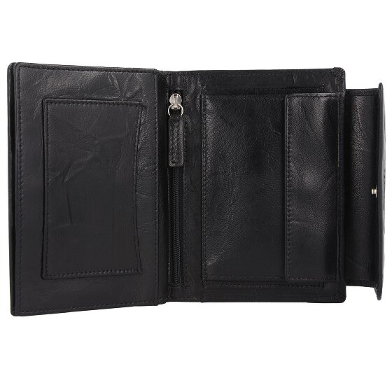 mano Donna Aurona Porte-monnaie en cuir RFID 14 cm