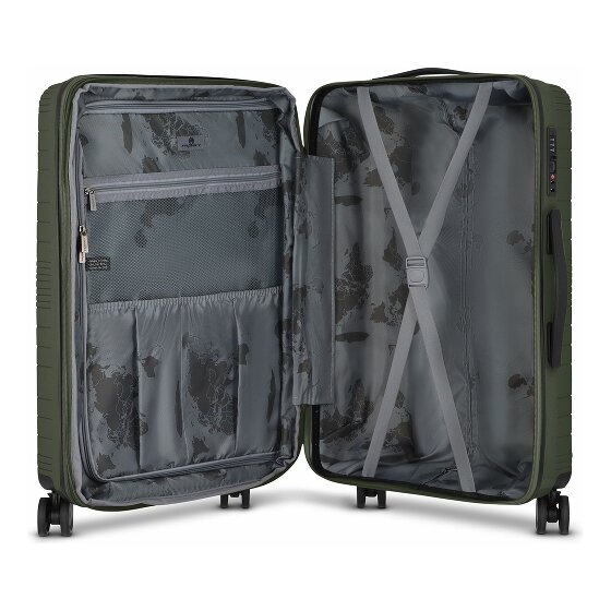 Franky Dallas 3.0 4 roues trolley M 65 cm avec soufflet d'extension