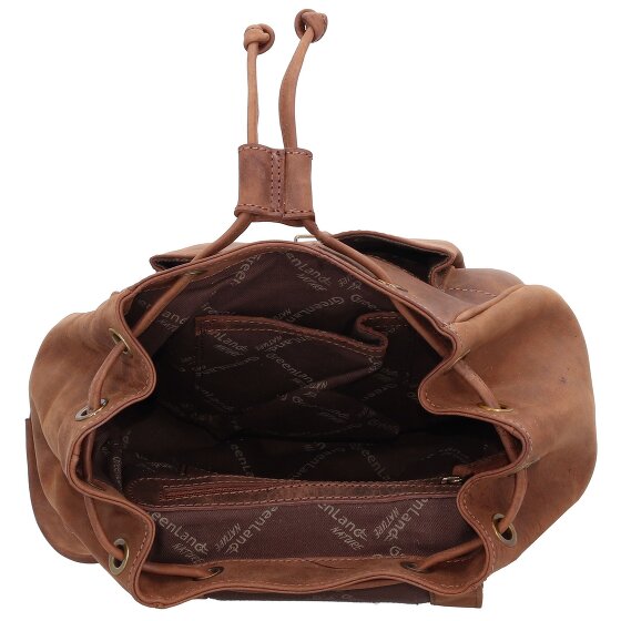 Greenland Nature Montenegro City sac à dos RFID cuir 25 cm