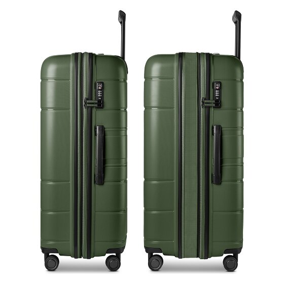 Redolz Essentials 11 4 roues Set de valises 3 pièces avec soufflet d'extension