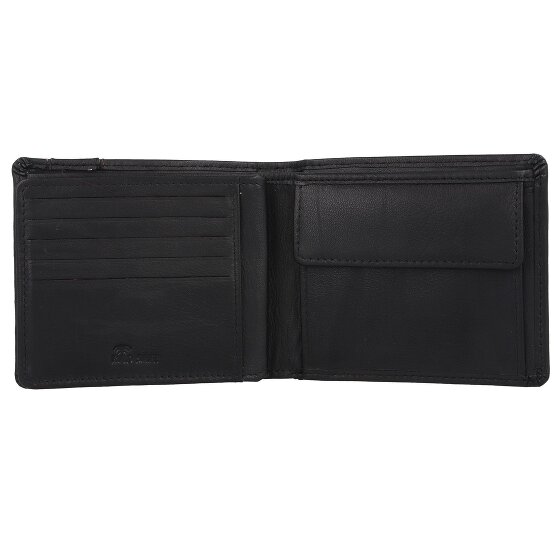 mano Don Leonardo Porte-monnaie RFID en cuir 11,5 cm