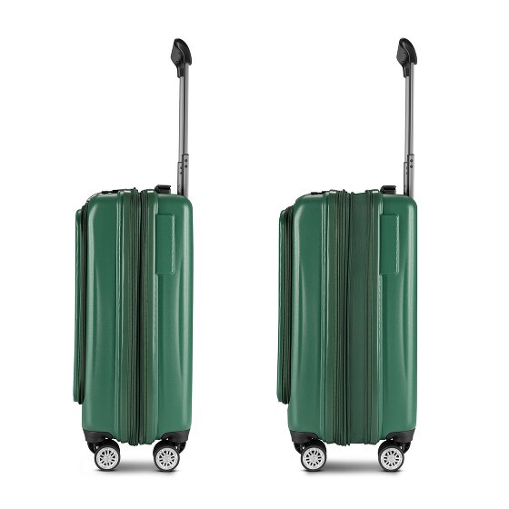 Bric's Cervia 2.0 4 roulettes Trolley de cabine S 55 cm Compartiment pour ordinateur portable avec soufflet d'extension