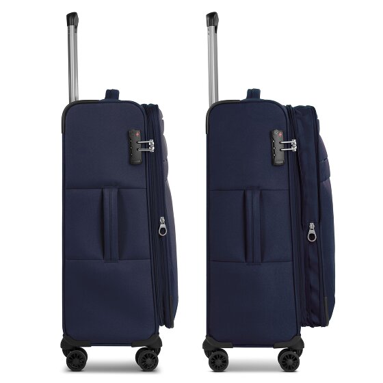 Worldpack Chicago 4 roulettes Trolley M 67 cm avec soufflet d'extension