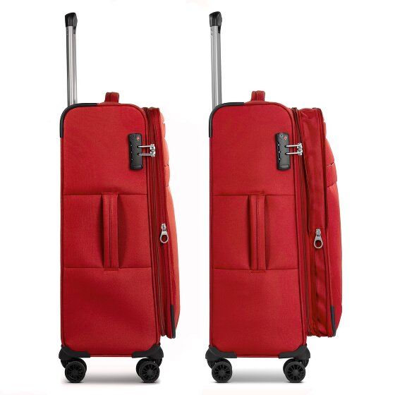 Worldpack Chicago 4 roulettes Set de valises 3 pièces avec soufflet d'extension