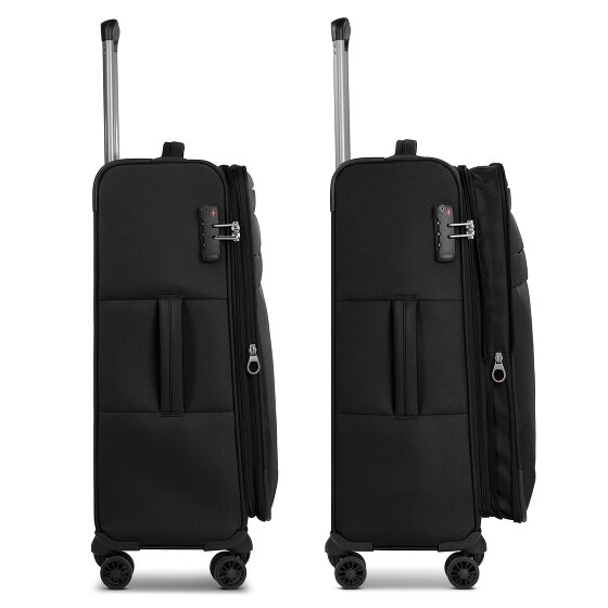 Worldpack Chicago 4 roulettes Trolley M 67 cm avec soufflet d'extension