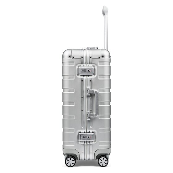Redolz Set de valises à 4 roues en Aluminium Pro S+L