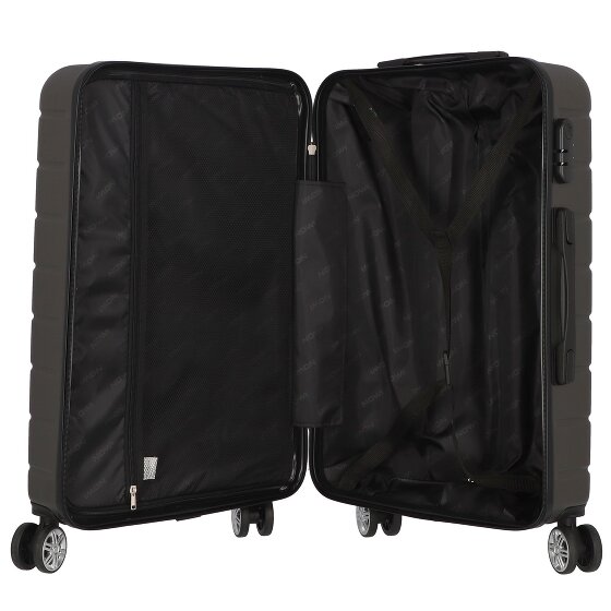 Nowi Bergamo 4 roulettes Set de valises 3 pièces