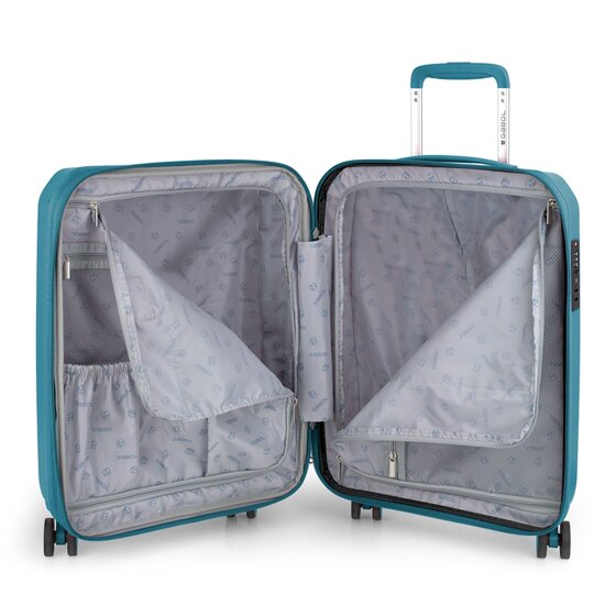 Gabol Infinity 4 roulettes Set de valises 3 pièces avec soufflet d'extension