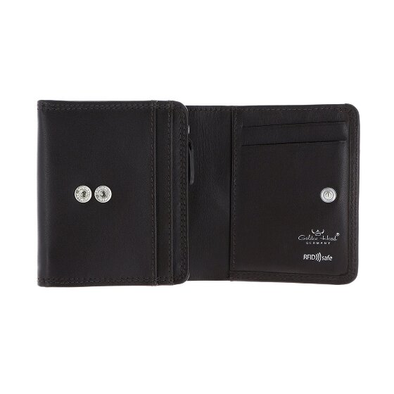 Golden Head Polo Porte-monnaie Protection RFID Cuir véritable 10 cm