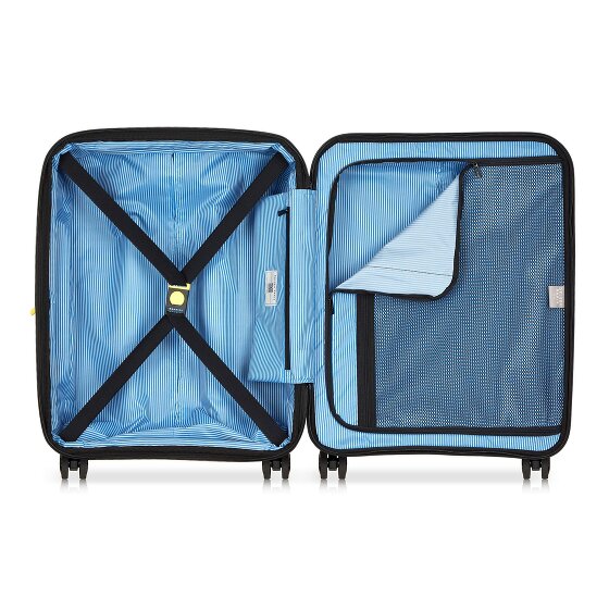 Delsey Paris Lutece Se 4 roulettes Trolley de cabine 55 cm avec soufflet d'extension