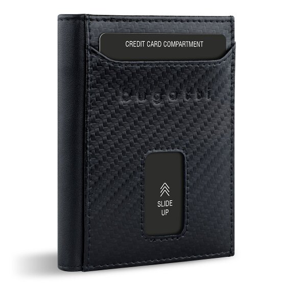 bugatti Secure Slim Porte-monnaie Protection RFID Cuir 8 cm