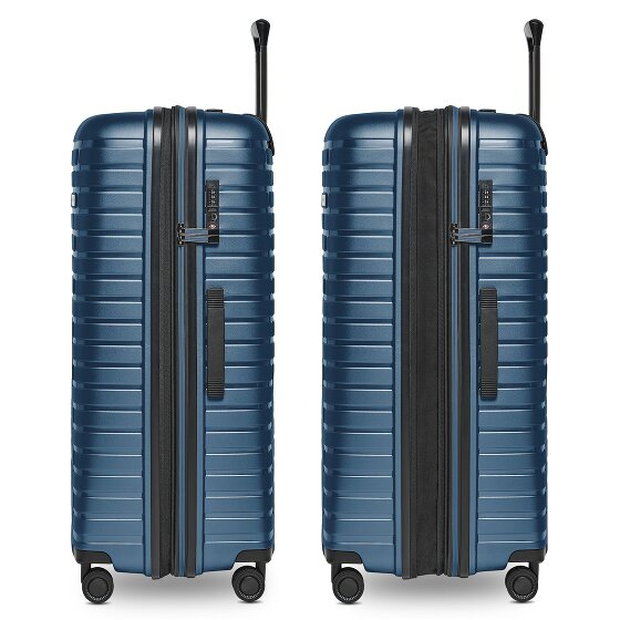 Pactastic Collection 04 THE LARGE + 4 roues Valise cabine L 75 cm avec soufflet d'extension