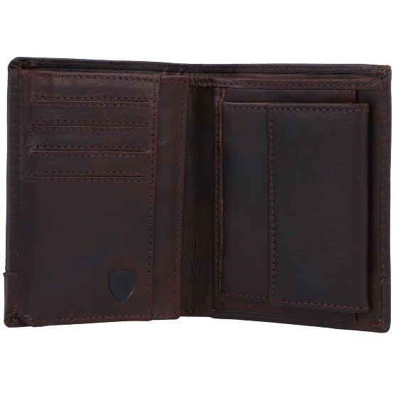Spikes & Sparrow Porte-monnaie RFID en cuir 10 cm