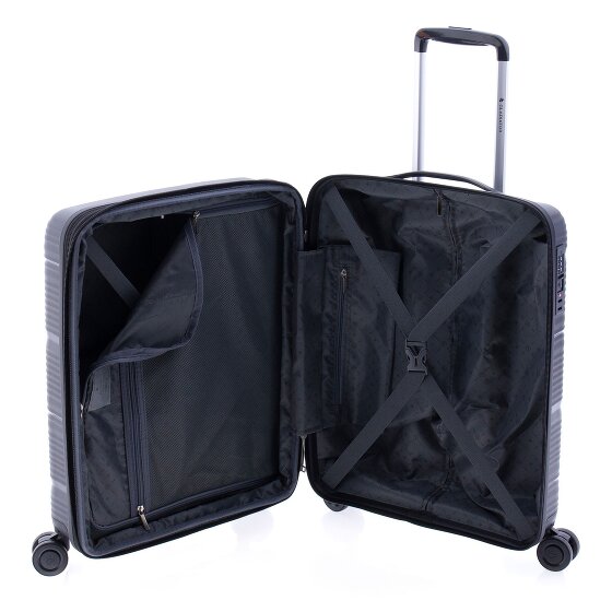 Gladiator 0800 4 roulettes Trolley 55 cm avec soufflet d'extension