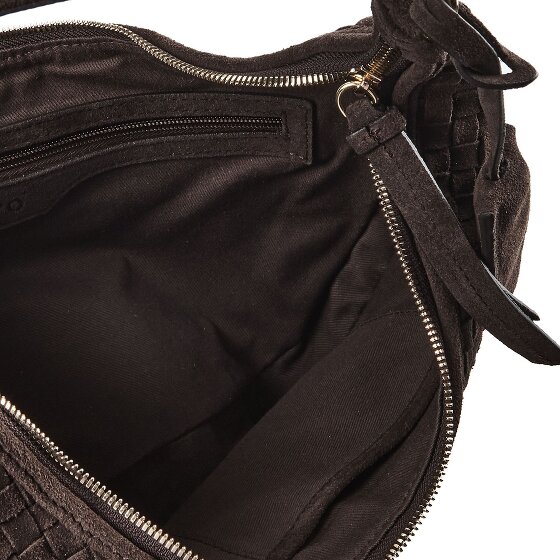 abro Nana Sac à bandoulière Cuir véritable 37 cm