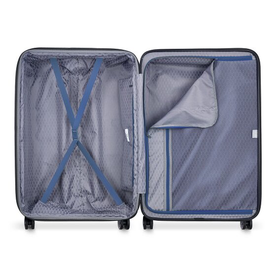 Delsey Paris Air Armour 4 roulettes Set de valises 3 pièces avec soufflet d'extension