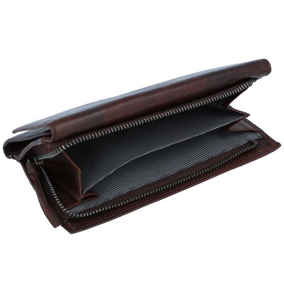 Spikes & Sparrow Porte-monnaie RFID en cuir 19 cm