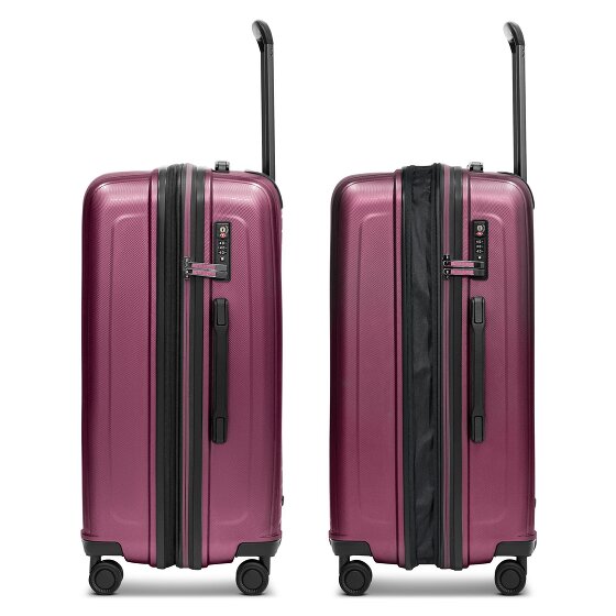 Redolz Essentials 14 4 roulettes Trolley M 65 cm avec soufflet d'extension