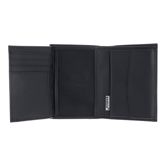 oxmox Leather Porte-monnaie Protection RFID Cuir véritable 13 cm