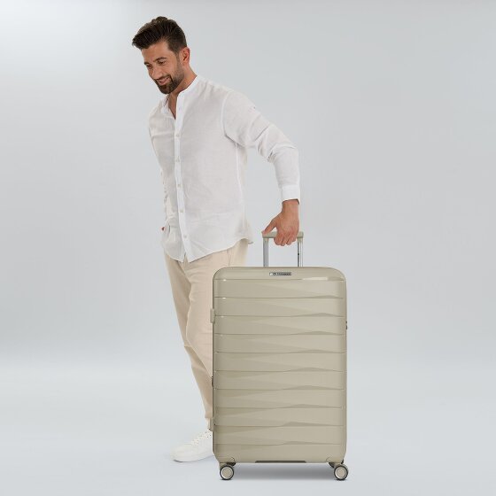 Franky London 4 roulettes Trolley L 74 cm avec soufflet d'extension