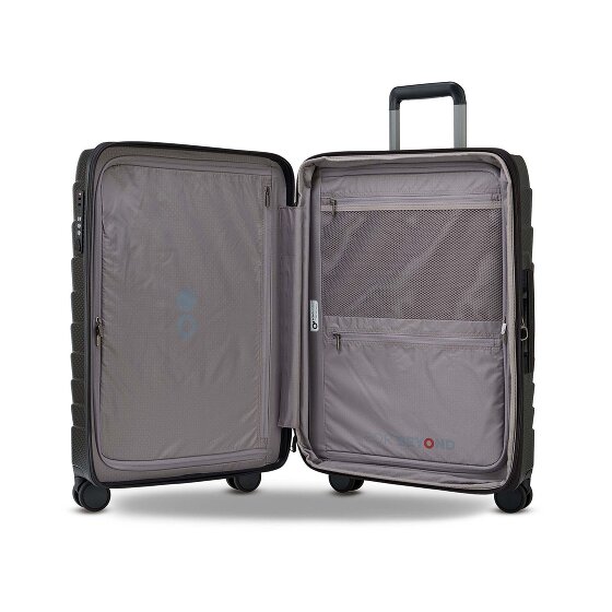 Echolac Exo 4 roulettes Set de valises 3 pièces avec soufflet d'extension