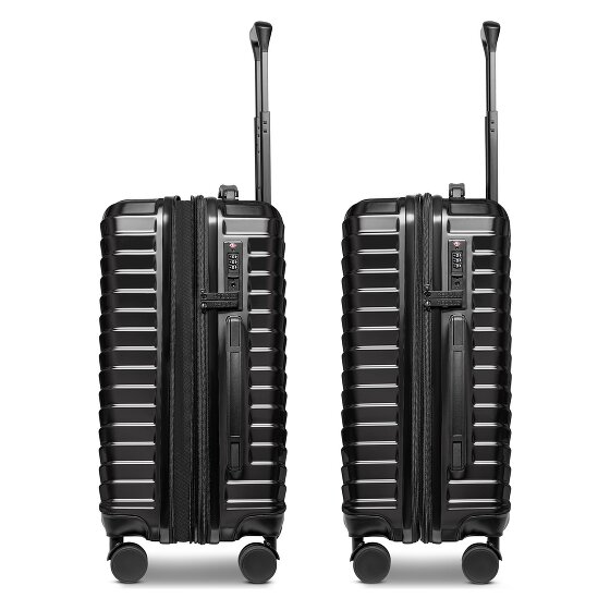 Redolz Essentials 18 4 roulettes Trolley de cabine 55 cm avec soufflet d'extension