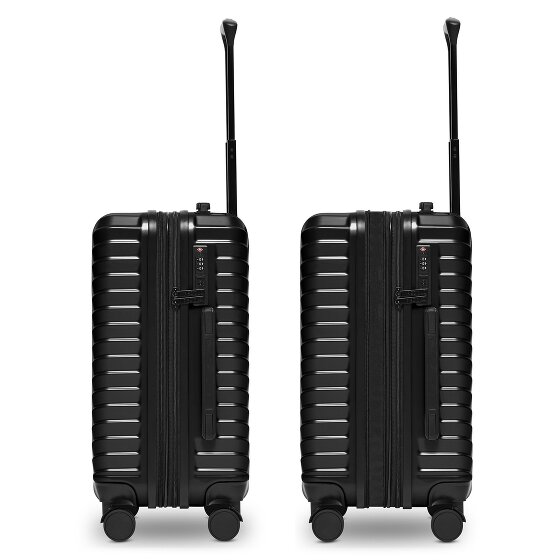 Redolz Essentials 18 4 roulettes Trolley de cabine 55 cm avec soufflet d'extension