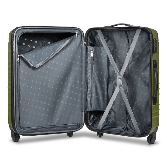 Wenger Amplar Evo 4 roues Set de valises 3 pièces avec soufflet d'extension