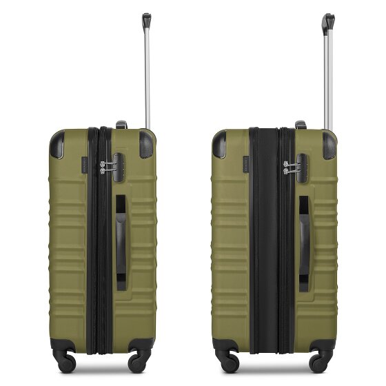 Wenger Amplar Evo 4 roues Set de valises 3 pièces avec soufflet d'extension