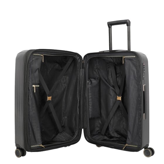 Travelite Barbara Novelty 4 roulettes Trolley 65 cm avec soufflet d'extension