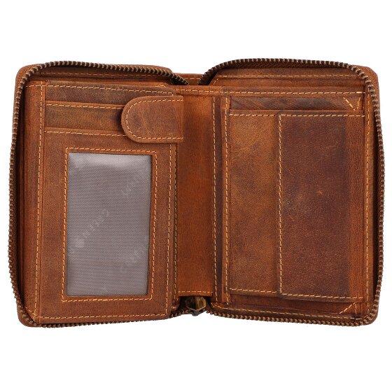 Greenburry Porte-monnaie Vintage Signe du zodiaque en cuir 10 cm