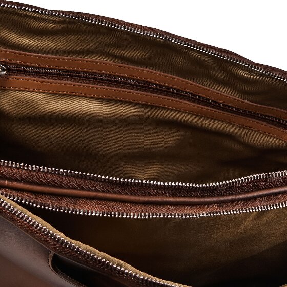 Burkely Ledger Attaché-case Cuir véritable 40 cm Compartiment ordinateur
