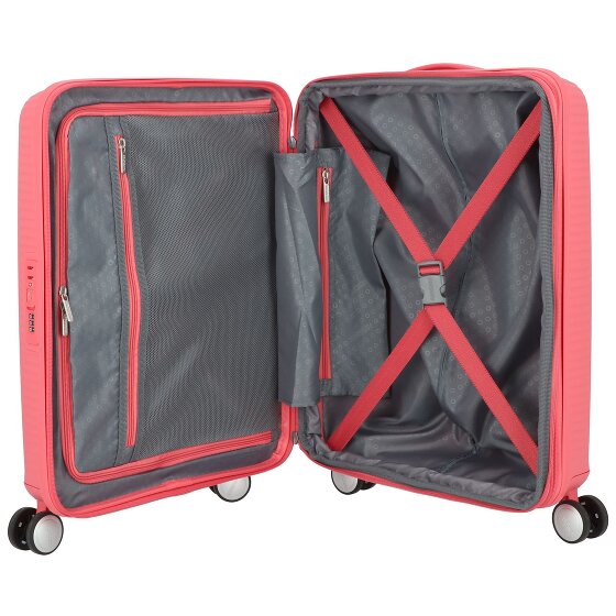 American Tourister Soundbox 4 roues Valise cabine 55 cm avec soufflet d'extension