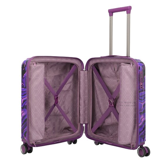 Travelite Lascana Edition 4 roulettes Trolley de cabine S 50 cm