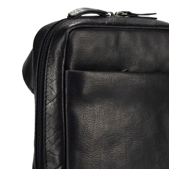 Jost Glasgow Sac à bandoulière XS Protection RFID Cuir véritable 20 cm