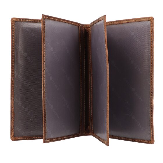 Greenburry Étui à documents vintage en cuir 12 cm