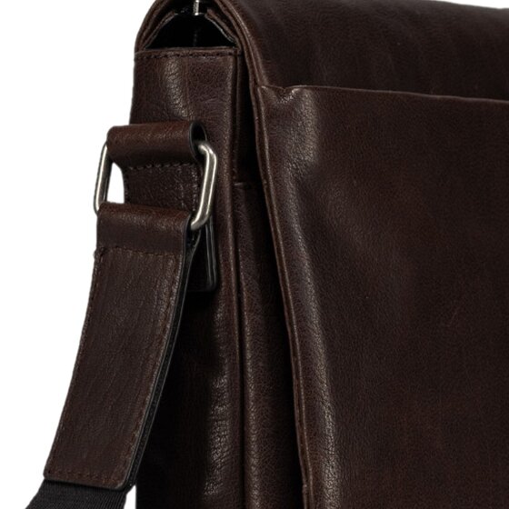 Jost Glasgow Sac à bandoulière S Protection RFID Cuir véritable 23 cm
