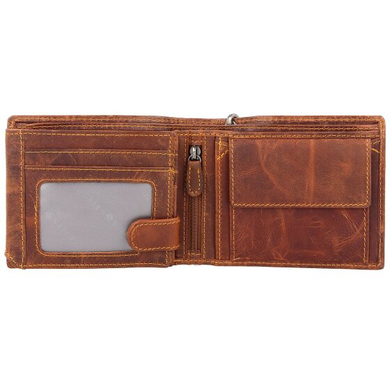 Greenburry Porte-monnaie Rebel Rider Biker en cuir 13 cm