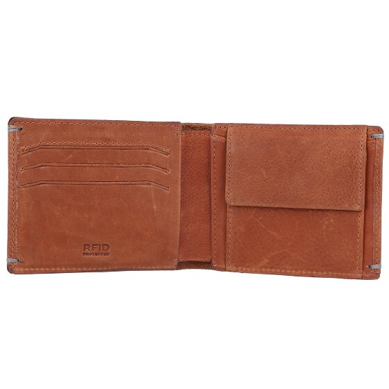 Burkely Antique Avery Porte-monnaie en cuir RFID 12 cm