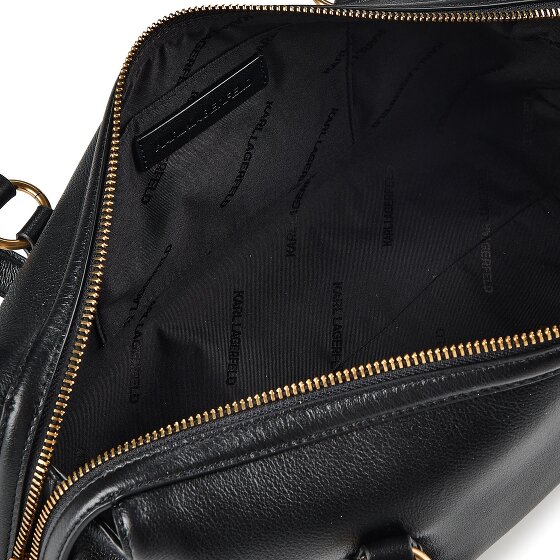 Karl Lagerfeld Autograph Sac à bandoulière Cuir véritable 35 cm