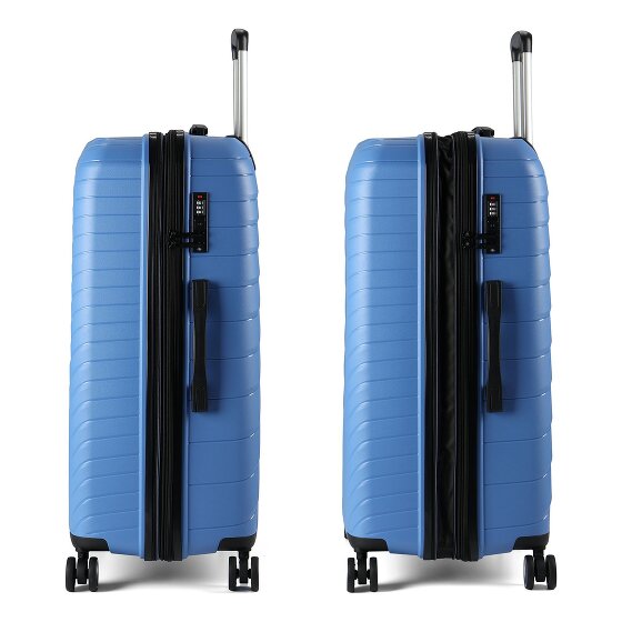 Benzi 5808 4 roulettes Trolley 74 cm avec soufflet d'extension