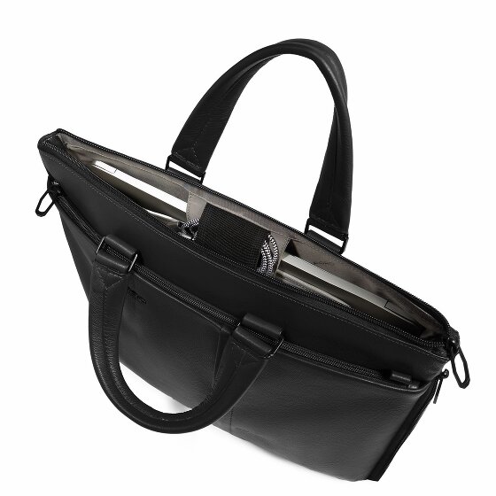 Piquadro Russel Attaché-case Protection RFID Cuir véritable 42 cm Compartiment ordinateur