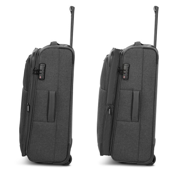 Redolz Essentials 12 2 roues Valise cabine M 67 cm avec soufflet d'extension