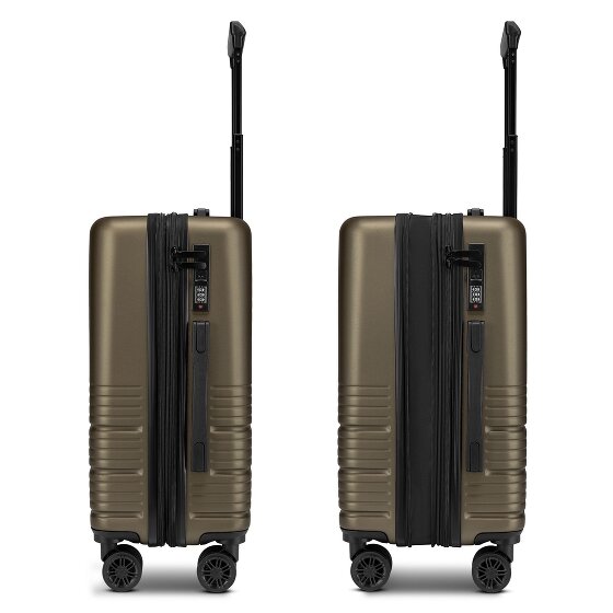 camel active Hanoi 4 roulettes Trolley de cabine S 55 cm avec soufflet d'extension